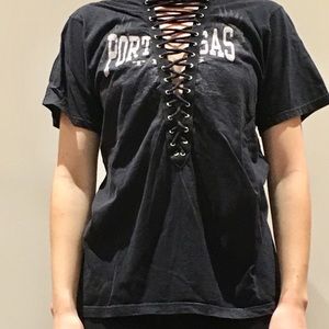 LF t shirt with stitching